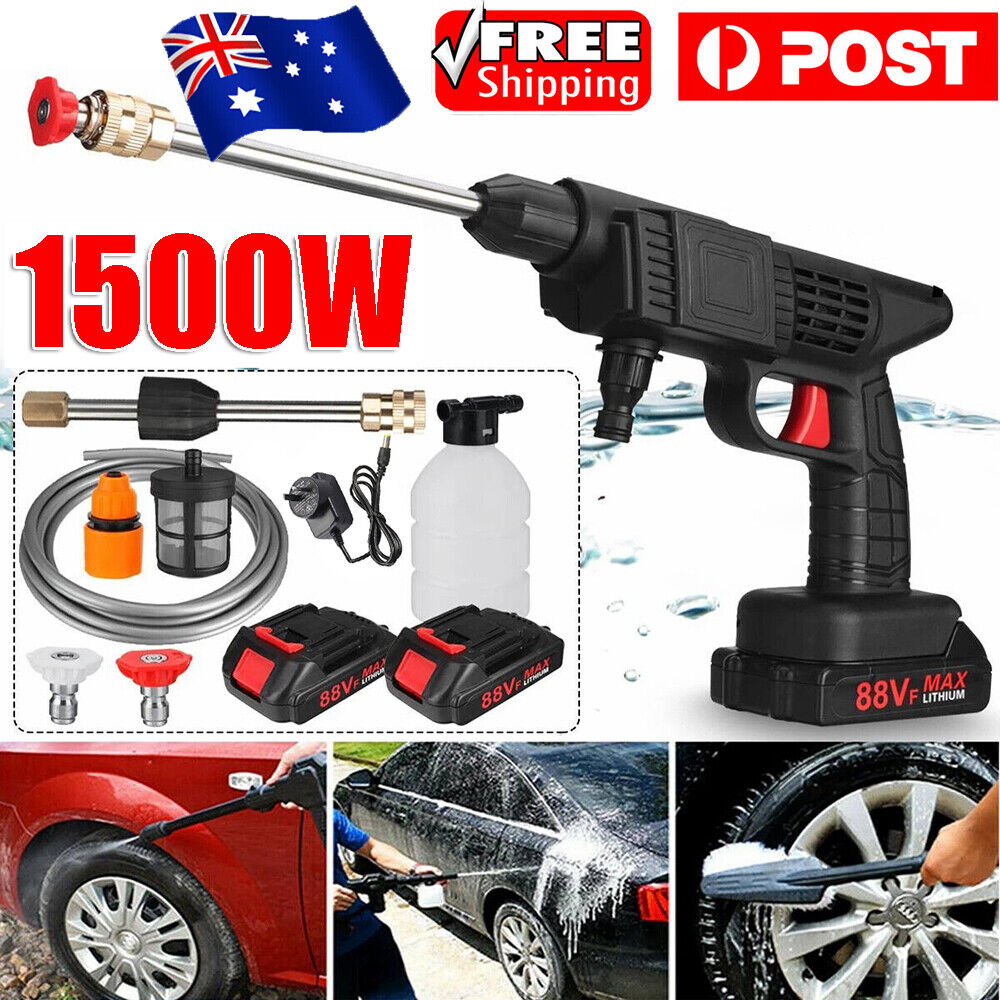 Cordless High Pressure Washer (+2 FREE Batteries)